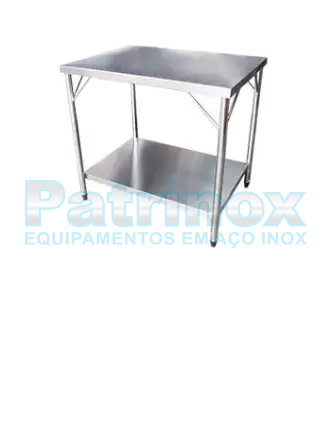 Mesas em aço 304 escovado sob medida | Patrinox