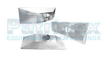 Coifa de chapa galvanizada para cozinhas profissionais | Patrinox