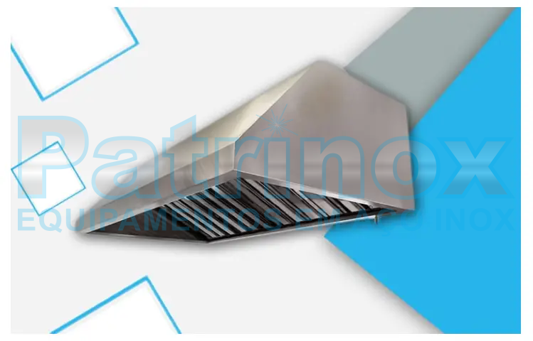  Coifas em aço inoxidavel | Patrinox